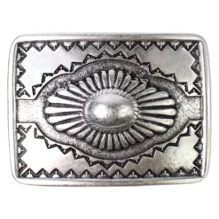 Gürtelschnalle Mexico, Western Gürtelschnalle, 4 cm Riemen, silber