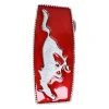Gürtelschnalle Mustang in rot/silber, Mustang Buckle 4cm