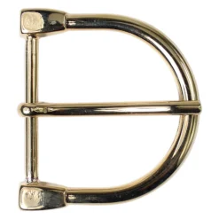 Gürtelschnalle vergoldet, Dornschnalle Damen, 3,5 cm