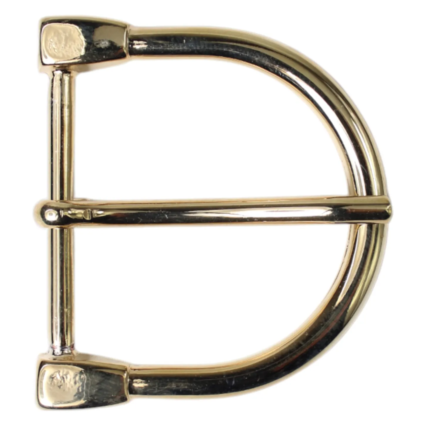 Gürtelschnalle vergoldet, Dornschnalle Damen, 3,5 cm