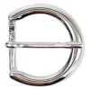 Klassische Gürtelschnalle silber, moderne Dornschnalle, Gürtelschließe 2,5 cm