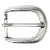 Klassische Gürtelschnalle silber, moderne Dornschnalle, Gürtelschließe 2,5 cm, unisex