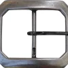 Klassische Gürtelschnalle silber, Dornschnalle, Gürtelschließe silber 4,5 cm