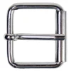 Klassische Gürtelschnalle silber, Rollschnalle, 4 cm, unisex
