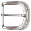 Klassische Gürtelschnalle in altsilber, Dornschnalle 3,5 cm