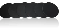 Leder Glasuntersetzer, abwaschbar, 6er-set, viele Farben
