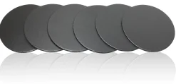 Leder Glasuntersetzer, abwaschbar, 6er-set, viele Farben