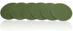Leder Glasuntersetzer, abwaschbar, 6er-set, viele Farben
