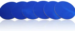 Leder Glasuntersetzer, abwaschbar, 6er-set, viele Farben