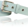 LONDON: angesagter Ösengürtel 4 cm mit Rollschnalle, Retro-Gürtel
