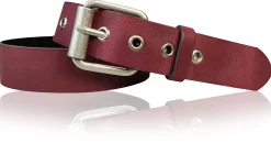 LONDON: angesagter Ösengürtel 4 cm mit Rollschnalle, Retro-Gürtel