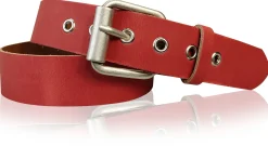 LONDON: angesagter Ösengürtel 4 cm mit Rollschnalle, Retro-Gürtel