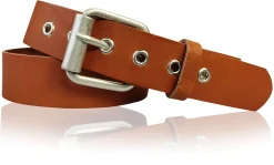LONDON: angesagter Ösengürtel 4 cm mit Rollschnalle, Retro-Gürtel
