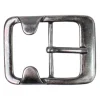 Maskuline Gürtelschnalle, Dornschnalle, gunmetal Optik, für 4,5 cm Gürtelriemen
