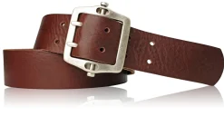 Militärgürtel 4,7cm breit, 4 mm dickes Vollrindleder, Doppeldornschnalle mit Drehgelenk