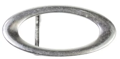 Modische Gürtelschnalle silber, 3 cm, Damen