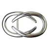 Modische Gürtelschnalle silber, 3 cm, Damen