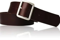 Robuster, breiter Herrengürtel 4,7cm, dickes Vollrindleder, Militärleder