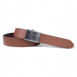 Stabiler Arbeitsgürtel 4 cm, Ledergürtel, kürzbar, Büffelleder, dunkle Militär-Schnalle