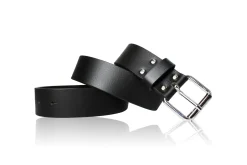 STAHL: every day belt 4 cm aus Büffelleder, Bruchlast 350 kg, Stahlschnalle