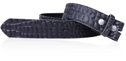 Wechselgürtel 4 cm, Büffel Vollleder, Cayman Prägung, Gürtel ohne Gürtelschnalle