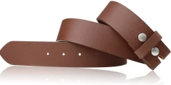 Wechselgürtel 3 cm, Druckknopfgürtel echt Büffellleder