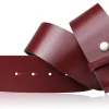 Wechselgürtel 4,5 cm, Gürtel ohne Gürtelschnalle, Gürtel mit Druckknopf