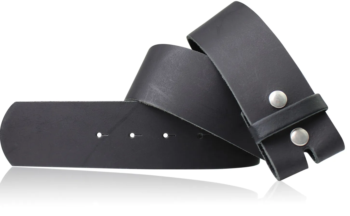 Wechselgürtel 4,5 cm, Gürtel ohne Gürtelschnalle, Gürtel mit Druckknopf