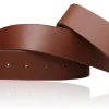 Wechselgürtel 4cm, Büffelleder mit Schraube zum selber kürzen